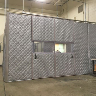 リトング 炎阻害 屋外建築用 音吸収 スリバー グレー 音響毛布 防音