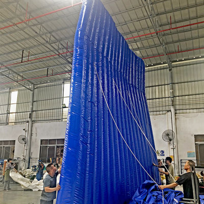 リトング 屋外 再利用可能 移転可能 臨時型PVC 6m*6m 吹き込み式ノイズバリア 壁