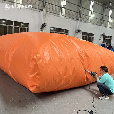 Litong 折りたたみ式長方形 20000L フレキシブルPVC貯蔵オイルブラダータンク
