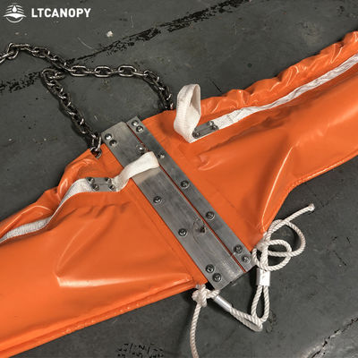 リトング カスタマイズされた 高品質 600gm Pvc 布 燃料油の流出を防止する 浮遊油収納ブーム