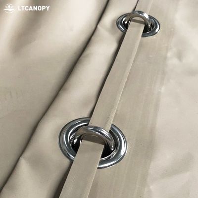 Litong 高張力カーキ色 1000d PVC ターポリン トラックカバー