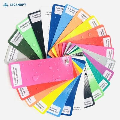 Litong 高張力カーキ色 1000d PVC ターポリン トラックカバー