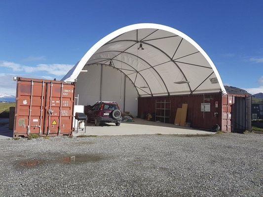 Litong 高品質 PVC ドーム型産業用輸送コンテナシェルター小屋設備保管コンテナキャノピー